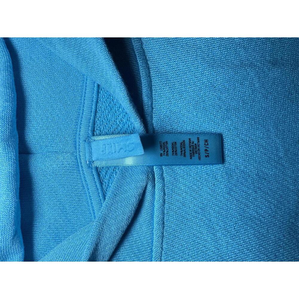 NWOT Skims French Terry Modal Classic Light Weight Hoodie Color Cyan Size Small - Picture 3 of 4